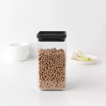 Recipiente retangular para alimentos Brabantia Make & Take 1,6 L Cinzento-escuro