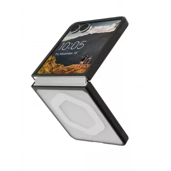 UAG Mouve Capa com módulo magnético para Samsung Galaxy Z Flip8, Ice (transparente)/preto 214561114343