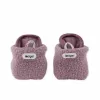 Pantufas de bebé Lodger Slipper Teddy, rosa, 6-12 meses, sola antiderrapante, fleece
