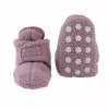 Pantufas de bebé Lodger Slipper Teddy, rosa, 6-12 meses, sola antiderrapante, fleece