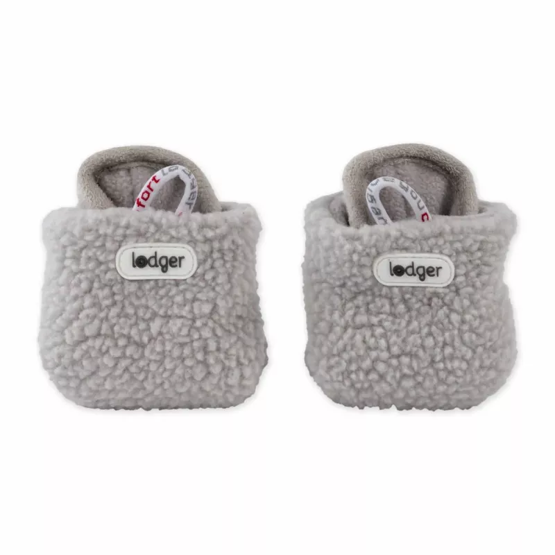 Pantufas de bebé Lodger Slipper Teddy, Storm, 6-12 meses, antiderrapante
