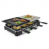 Raclette Tristar RA-2747 com revestimento antiaderente, luz de controlo, função grelhador, preto, pedra