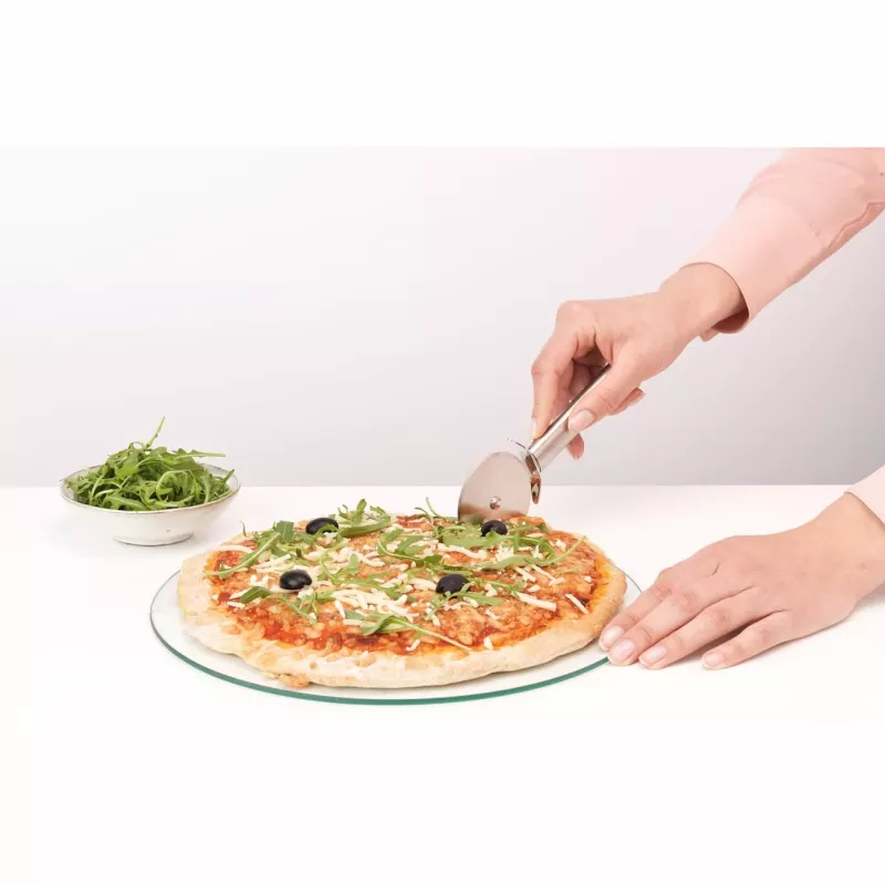 Cortador de massa de pizza Brabantia Profile, aço mate