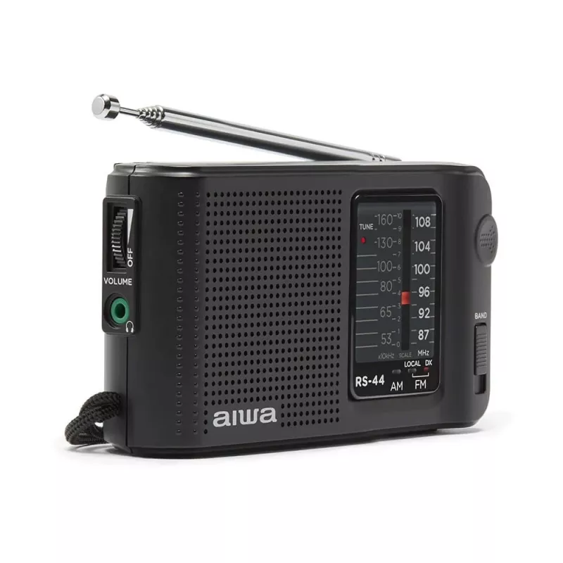 Rádio de bolso AIWA RS-44 AM/FM, preto