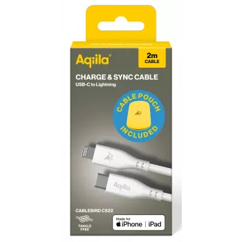 AQIILA 4SI843 cabo de carregamento e sincronização USB-C para Lightning 2m 60W PD AQCBPBIC4SI843
