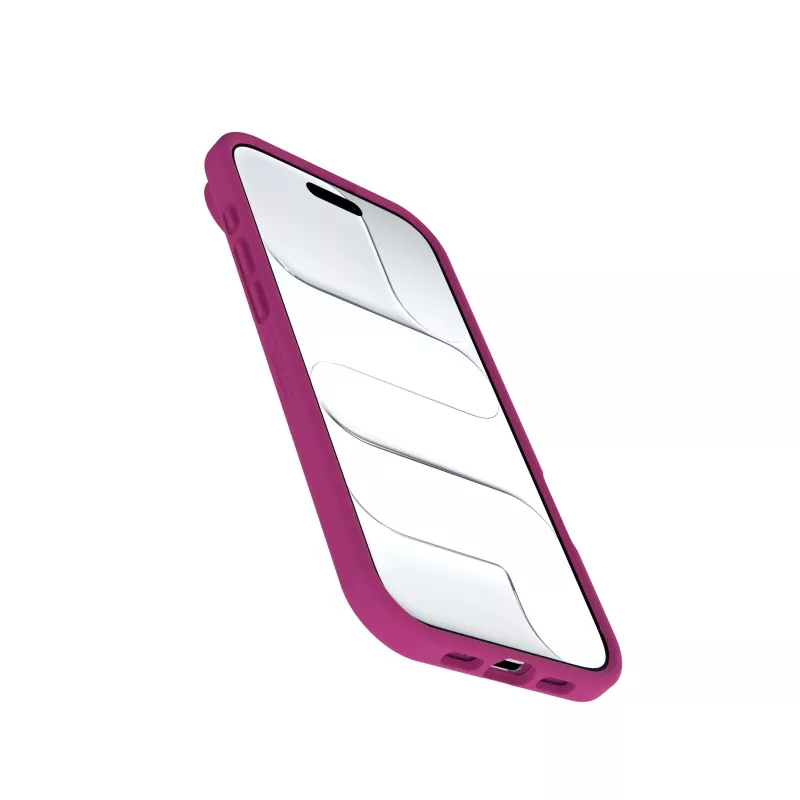 OtterBox React Series capa traseira para Apple iPhone Air – compatível com MagSafe – Rose Crystal (rosa/transparente) 77-98614