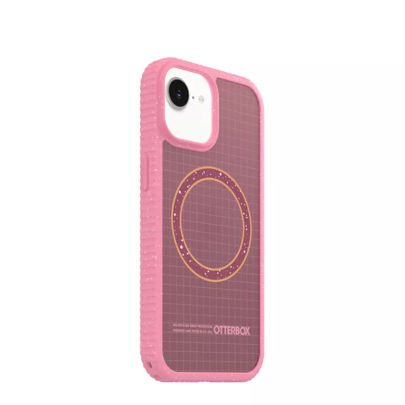OtterBox Sole Series Capa traseira Xtra Hot Pink para iPhone 13/14/15/16e compatível com MagSafe