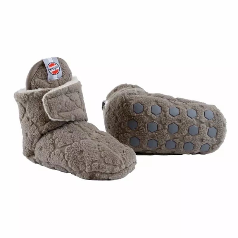 Lodger Slipper Folklore Fleece Pantufas para bebé, Buffalo Plaid, 12-18 meses