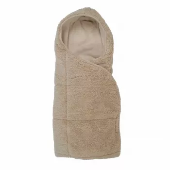Lodger WPT 630 Teddy Saco de dormir, Bege, 100x100 cm, Fleece