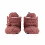 Lodger Slipper Folklore Fleece Sapatos para bebé, 12-18 meses, Rosewood