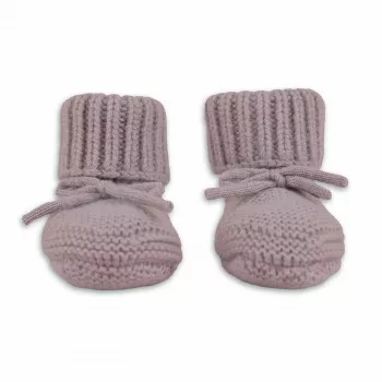 Lodger Slipper Merino Wool Sapatos para bebé, Rosé, 6-12 meses