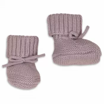 Lodger Slipper Merino Wool Sapatos para bebé, Rosé, 6-12 meses