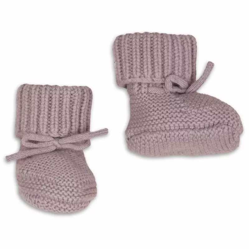 Lodger Slipper Merino Wool Sapatos para bebé, Rosé, 6-12 meses