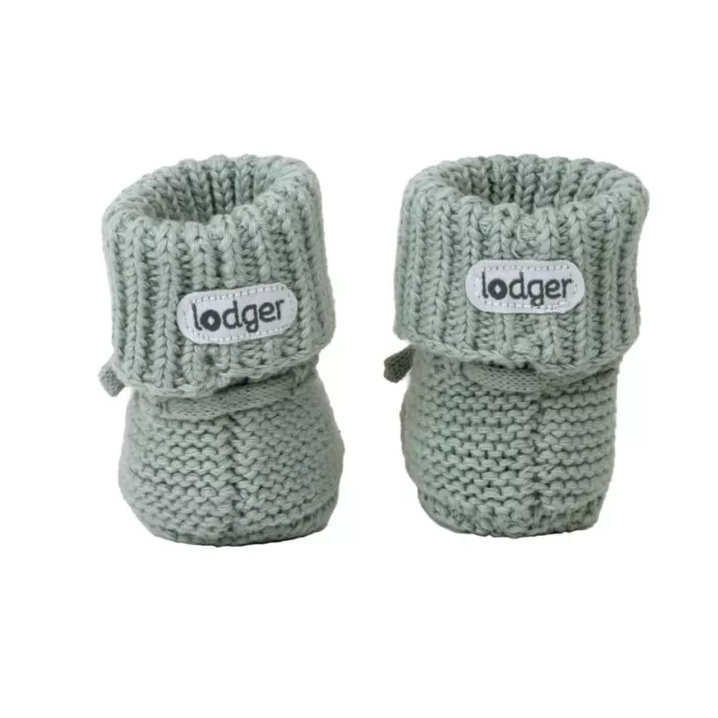 Sapatos de malha Lodger Slipper para bebé, seda, 0-6 meses