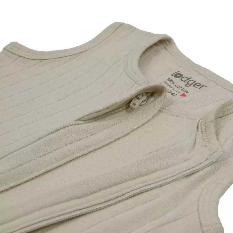 Saco-cama Lodger Hopper Solid sem mangas para bebé, Birke, 50/62