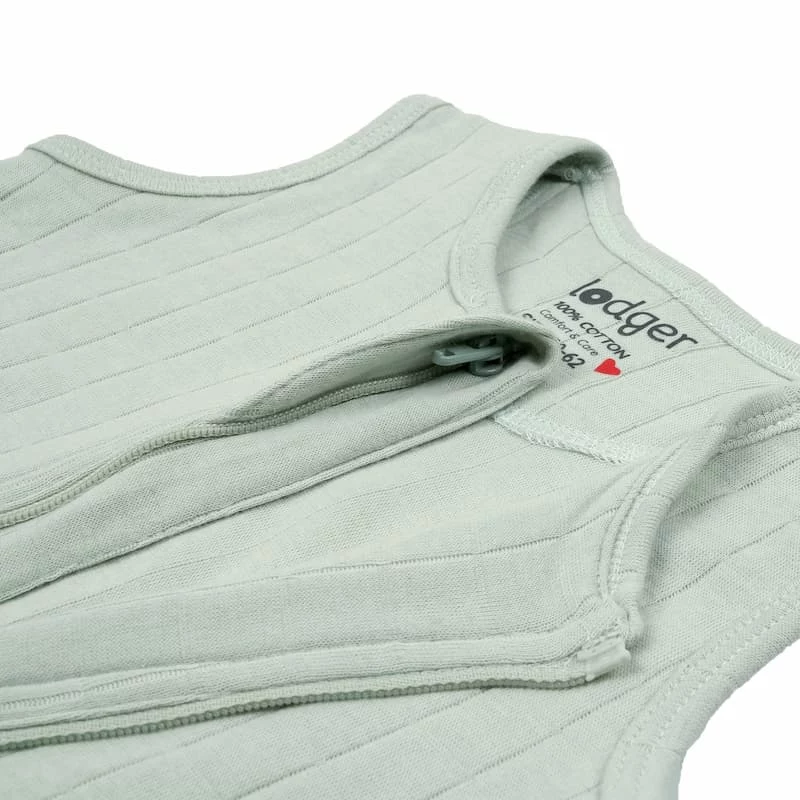 Saco-cama Lodger Hopper Solid sem mangas para bebé, Pfefferminz, 50/62 cm, 0.5 TOG, algodão