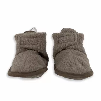 Sapatos de casa Lodger Teddy para bebé, Buffalo, 3-6 meses