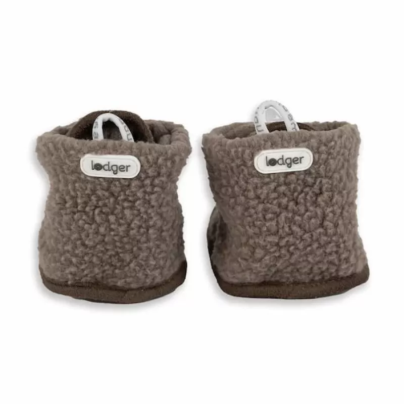 Sapatos de casa Lodger Teddy para bebé, Buffalo, 3-6 meses