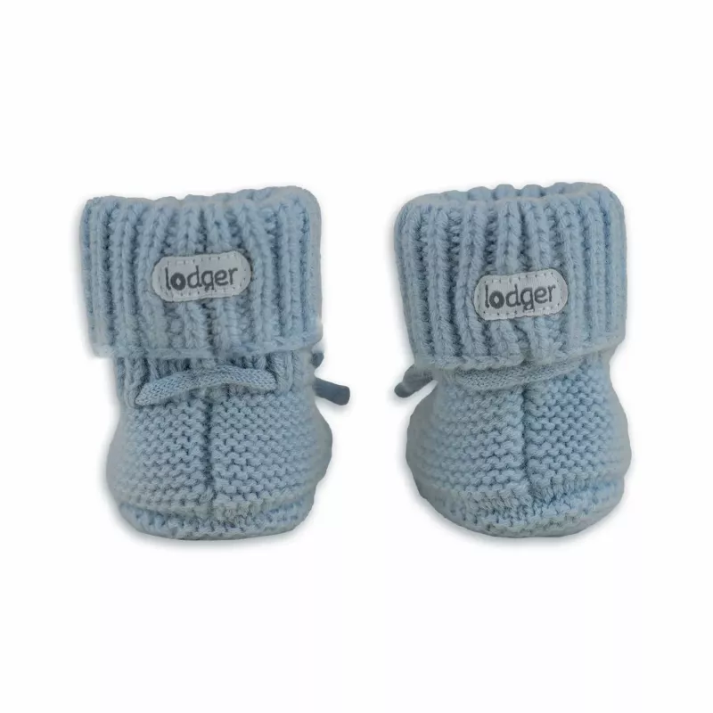 Sapatos Lodger Slipper de lã merino para bebé, Blue Fogg, 6-12 meses