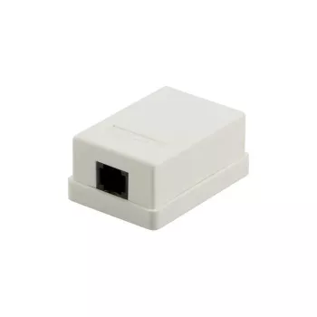 Tomada de superfície DSIT DS-Wall-Out-UTP5-I Cat5e UTP RJ45, marfim