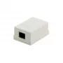 Tomada de superfície DSIT DS-Wall-Out-UTP5-I Cat5e UTP RJ45, marfim