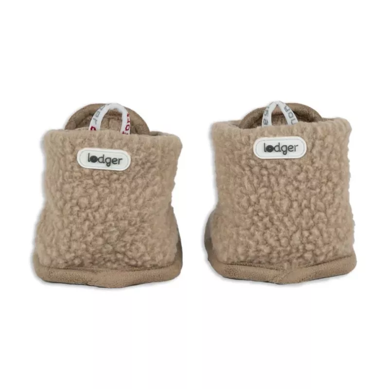 Pantufas para bebé Lodger Teddy bege 6-12 meses