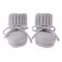 Lodger Slipper Merino Wool Botinhas de Bebé, Stone, 0-6 meses
