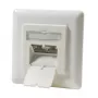 DSIT DC-Wall-In-STP6-I Tomada Dupla RJ45 Cat. 6 Blindada de Encastrar, Marfim