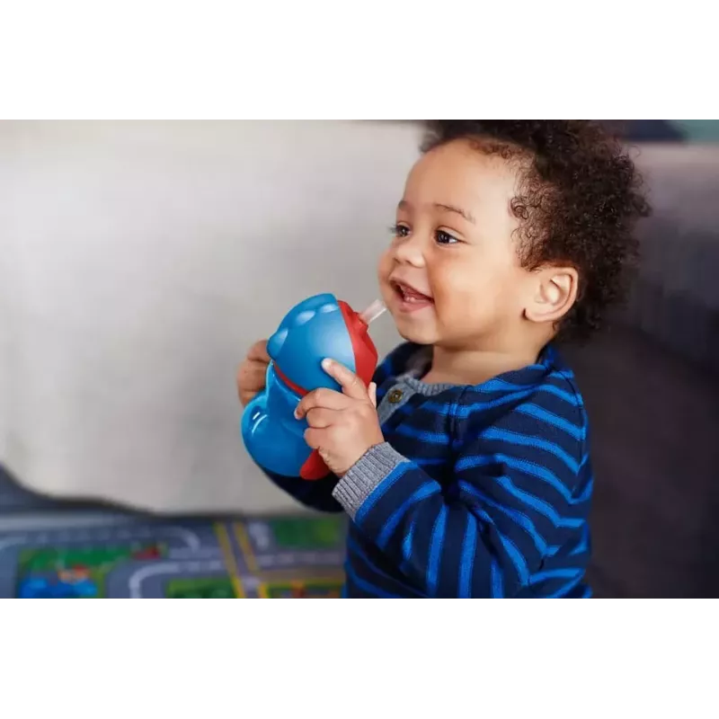 Philips AVENT Copo com Palhinha Flexível, 200 ml, 9m+, Azul