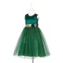 Souza! Luisa Vestido de Criança, Verde, 3-4 anos (98-104 cm)