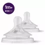 Philips Avent Natural Response Tetina de Silicone Fluxo Médio 1M+ (pack de 2)