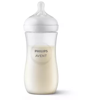 Philips Avent Natural Response Biberão 330 ml, Tetina de Fluxo Rápido, 3m+