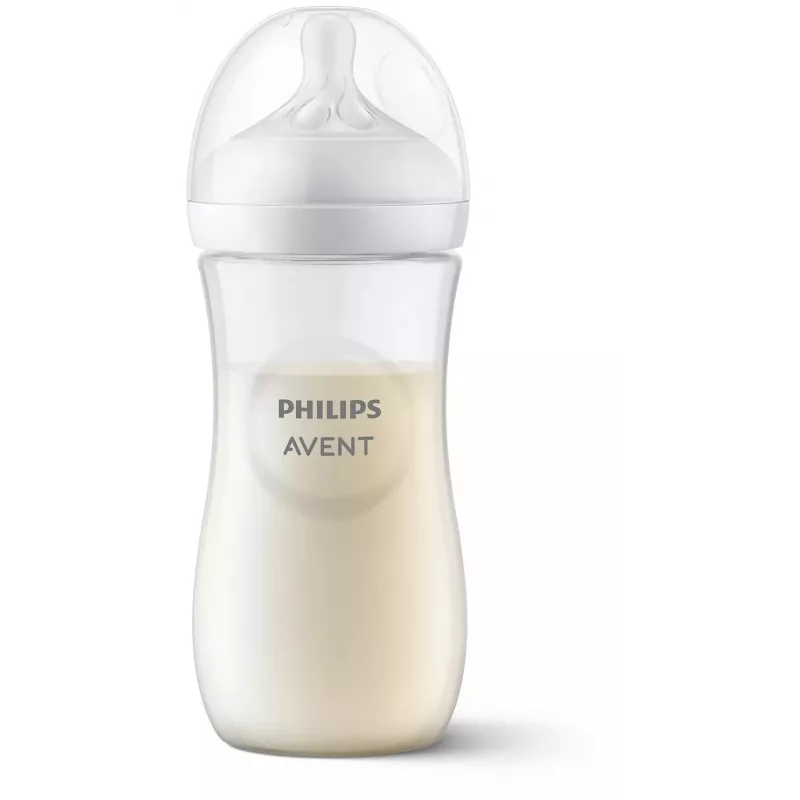 Philips Avent Natural Response Biberão 330 ml, Tetina de Fluxo Rápido, 3m+