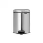 Brabantia NewIcon Balde de Pedal 5 Litros, Aço Mate