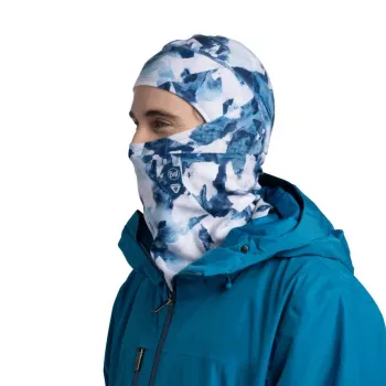 Balaclava BUFF Thermonet com aba - Synth Blue