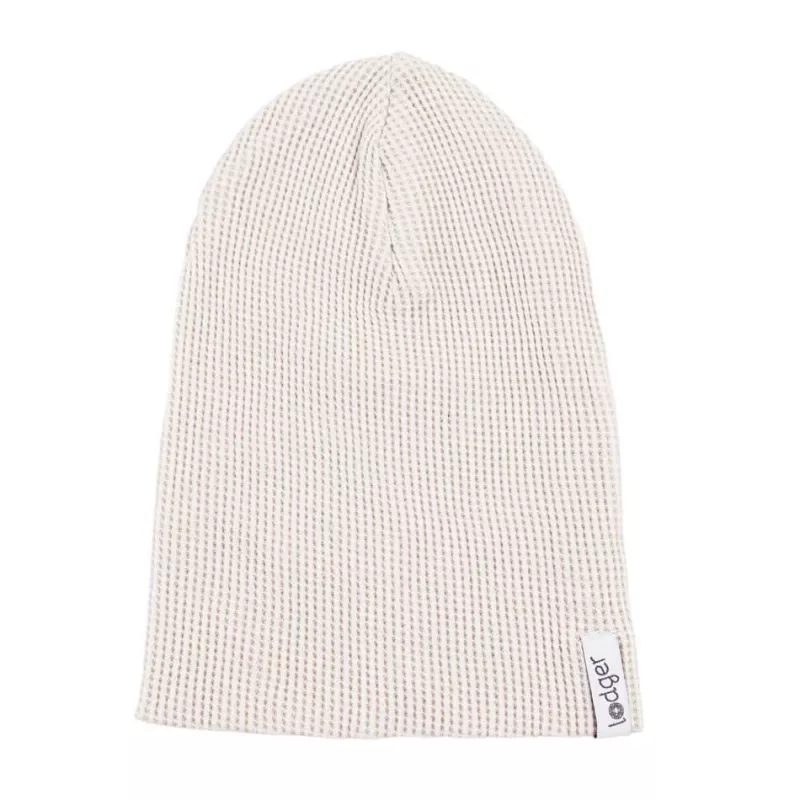 Lodger Beanie Ciumbelle Gorro para bebé, Cloud Dancer, 6-12 meses