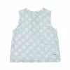 T-shirt de alças de bebé em musselina Lodger Tank Topper Tribe, Ice Flow, 68 cm