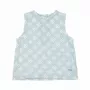 T-shirt de alças de bebé em musselina Lodger Tank Topper Tribe, Ice Flow, 68 cm