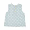 T-shirt de alças de bebé em musselina Lodger Tank Topper Tribe, Ice Flow, 68 cm