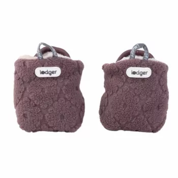 Sapatos de bebé em fleece Lodger Slipper Folklore, Mauve, 12-18 meses