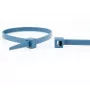 Abraçadeiras detetáveis por metal WKK 15084671 150 x 3,6 mm azuis pack de 100