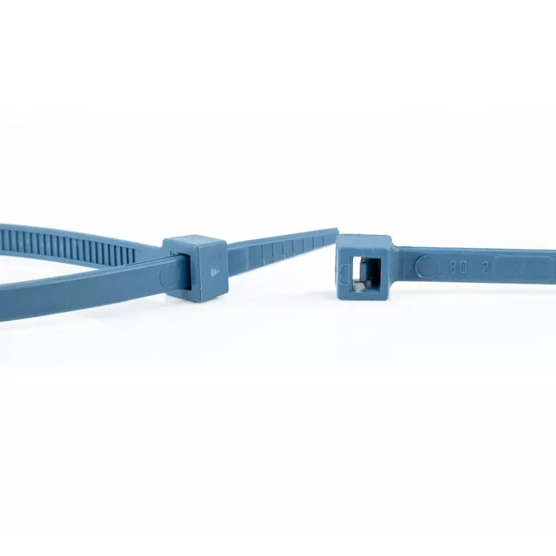 Abraçadeiras detetáveis por metal WKK 15084671 150 x 3,6 mm azuis pack de 100