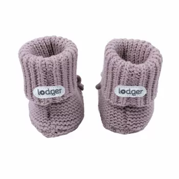Sapatos para bebé Lodger Slipper Knit, rosé, 0-6 meses