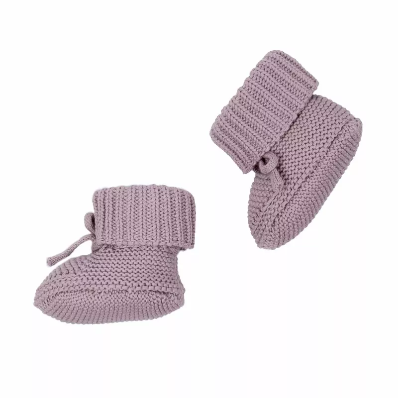 Sapatos para bebé Lodger Slipper Knit, rosé, 0-6 meses
