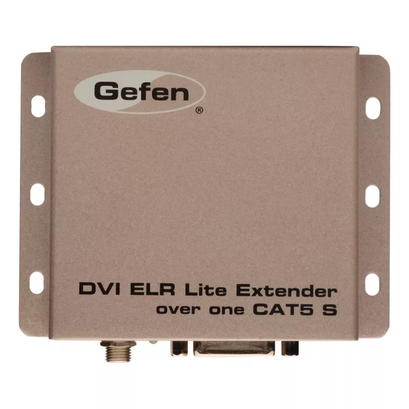 Extensor DVI ELR-Lite Gefen sobre um CAT5, unidades transmissora e recetora