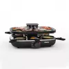 Grelhador de raclette Tristar RA-2760 com 6 frigideiras, ventilação ativa, preto