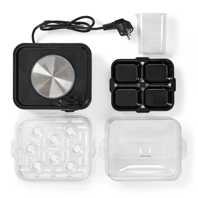 Cozedor de ovos Gastronoma 500W, 8 ovos, preto/prateado