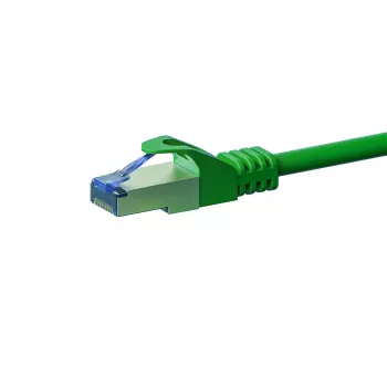 Cabo de rede Ethernet DSIT CAT 6a S/FTP LSZH, 0,5 m, verde DC-6A3-005