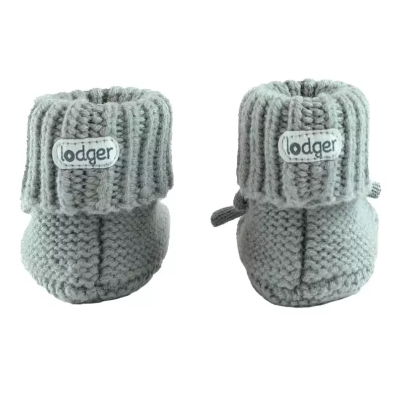 Pantufas Lodger Slipper Folklore para bebé em lã merino, seda, 0-6 meses