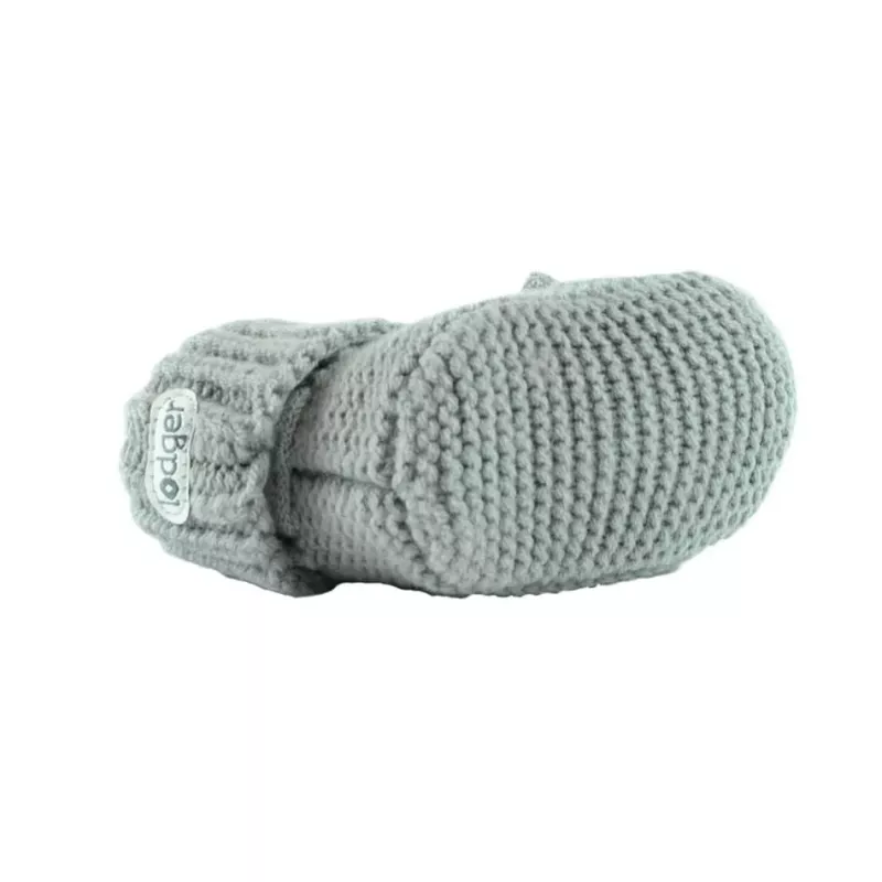 Pantufas Lodger Slipper Folklore para bebé em lã merino, seda, 0-6 meses